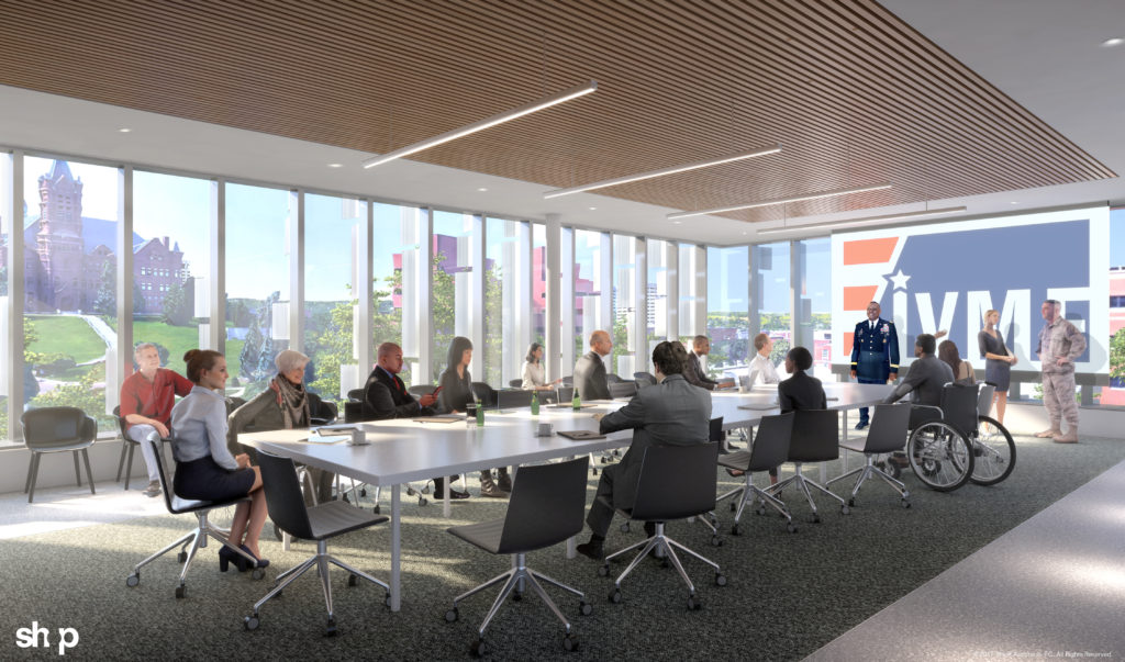 NVRC rendering of the main conference room