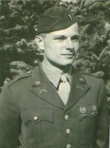 Robert Gang in WWII uniform
