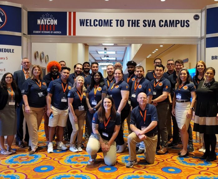 group of student vets at NATCON
