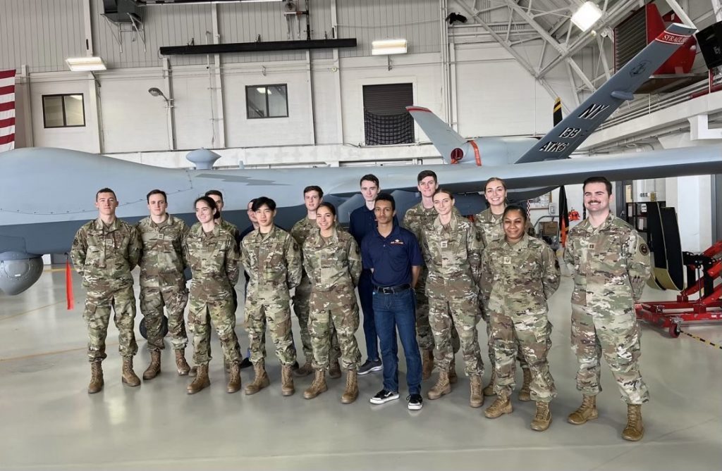 Cadets at Hancock Field Air National Guard with Reaper