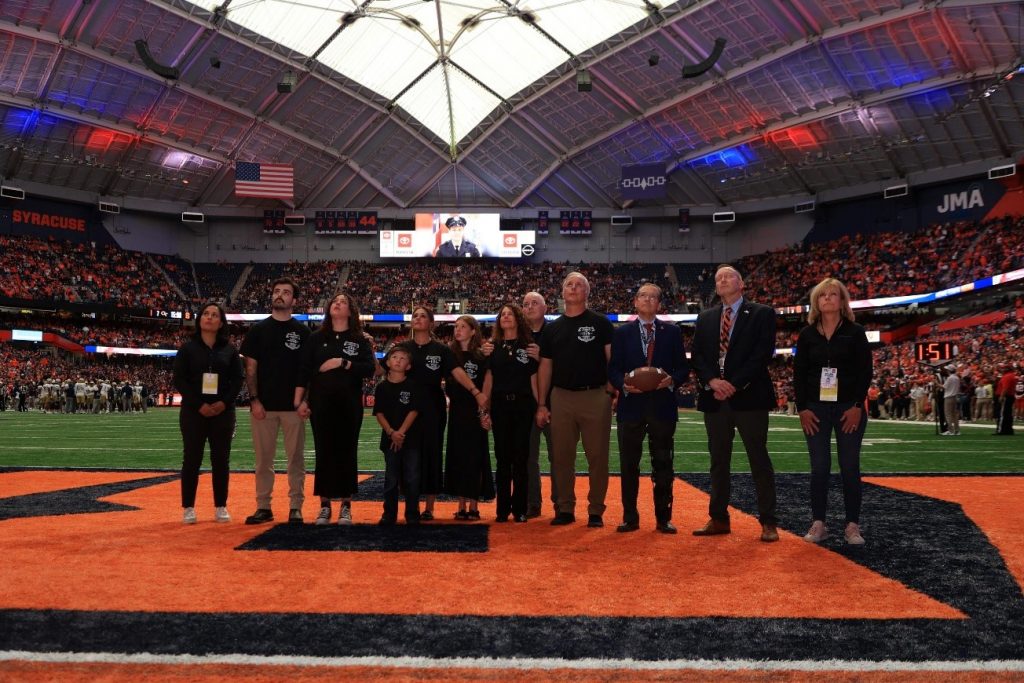 Jamieson R. Ritter  standing on dome field for picture. 